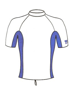  White Rash Guard, Rash Guard Vest, Lycra T-Shirt, Lycra Suit