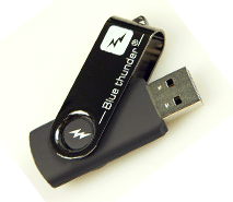 Blue Thunder Chameleon USB 2.0 Mini Drive (Blue Thunder Chameleon USB 2.0 Mini Drive)