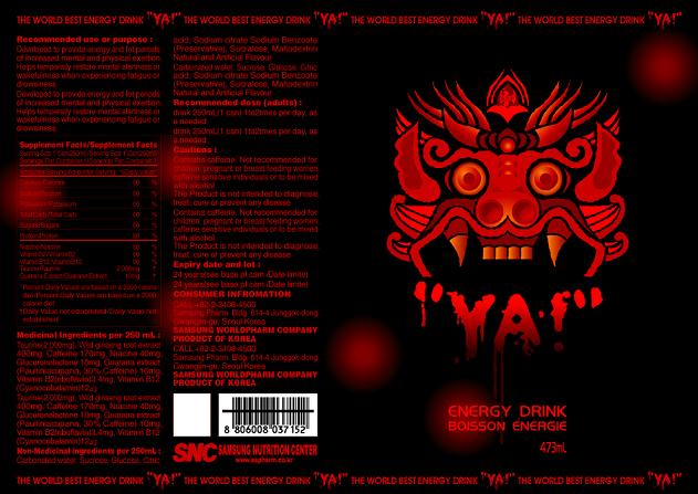  Energy Drink Ya! N Sport Drink Bacctan