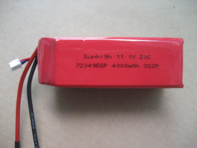  11. 1v 2200mah 10c Lithium Polymer Battery Pack (11. 1V 2200mAh 10C Литий-полимерный аккумулятор P k)