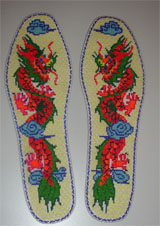  Handmade Embroidery Insole (Ручная вышивка стельки)