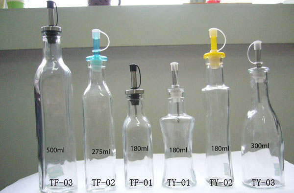  Oil Bottle, Glass Bottle, Glassware (Bouteille d`huile, Verre Bouteille, verrerie)