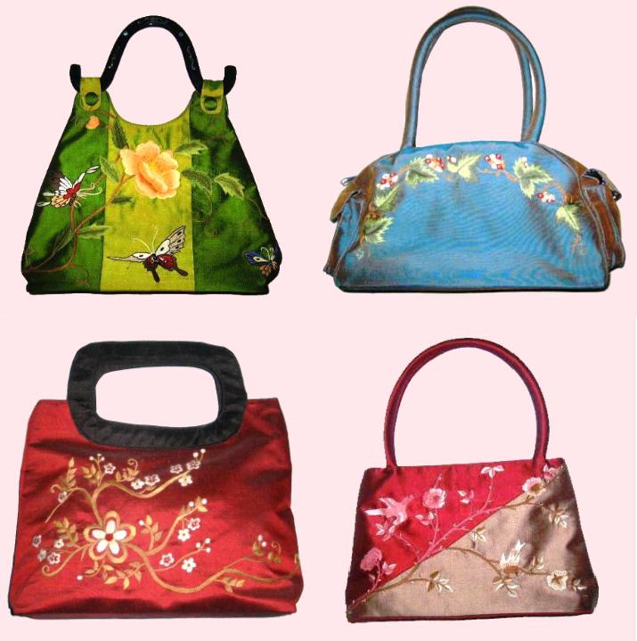  Silk Handbag, Embroidery Handbag (Шелковая Сумочка, Вышивка Сумочка)