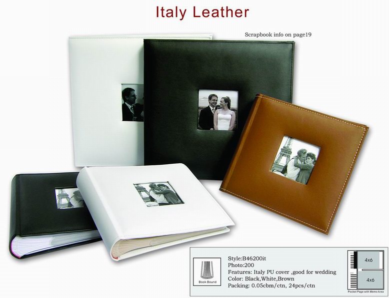  Italy PU Photo Album & Scrapbook (ITALIE PU Photo Album & Scrapbook)