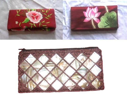  Silk Purse, Embroidery Wallet, Shell Purse ( Silk Purse, Embroidery Wallet, Shell Purse)