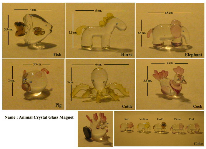  Crystal Fridge Magnets ( Crystal Fridge Magnets)