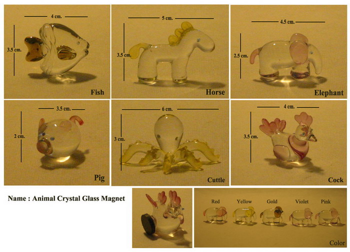  Crystal Fridge Magnets ( Crystal Fridge Magnets)