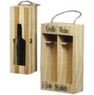  2 Color Wood Wine Box For 2 Bottles ( 2 Color Wood Wine Box For 2 Bottles)
