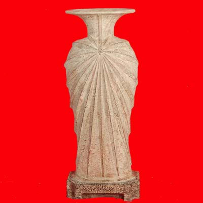  Archaized Resin Vase, White Color, Resin Sculpture Crafts (Archaized Resin Vase, Weiße Farbe, Harz Skulptur Crafts)
