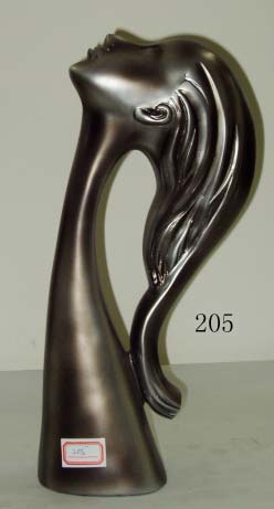  Dark Silver Girl Figurine, Souvenir, Statue, Crafts Resin ( Dark Silver Girl Figurine, Souvenir, Statue, Crafts Resin)