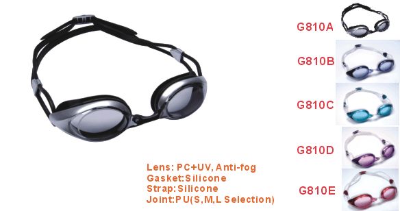  G810 Frame Coated Swim Goggle (G810 Frame покрытием Swim Goggle)