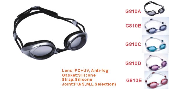  G810 Frame Coated Swim Goggle ( G810 Frame Coated Swim Goggle)