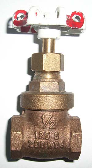  Cast Bronze Gate Valve
