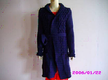  Hand Knitted Lady Coat (Ручной вязки "Леди Герб)