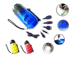  Manual Mobile Phone Charger With Torch (Manual Handy-Ladegerät mit Taschenlampe)