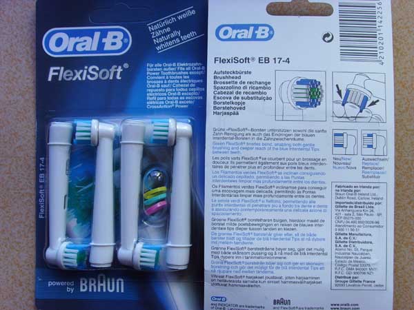  Oral-B Toothbrush Heads (Brosse à dents Oral-B chefs)
