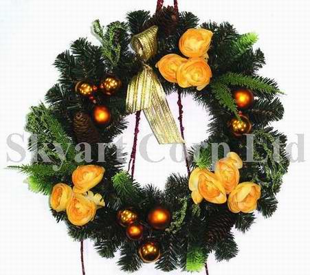  Christmas wreath ( Christmas wreath)