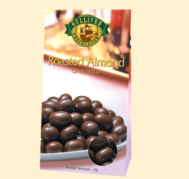  Gulliver Roasted Almond Milk Chocolate (Гулливер жареный миндаль Молочный шоколад)