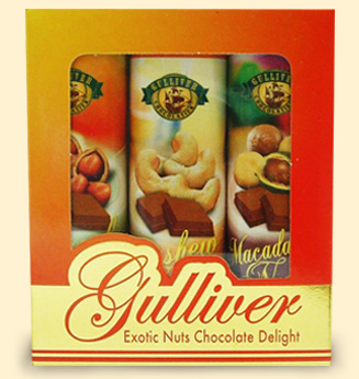  Gulliver Exotic Nuts Chocolate Delight (Gulliver exotique noix Délice de chocolat)