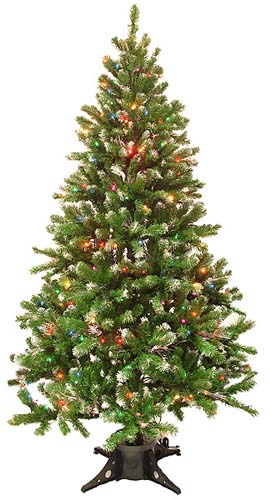  6. 5ft Pre-Lit Multi Fiber Optic Christmas Tree (6. 5ft illuminée Multi Fibre optique Christmas Tree)