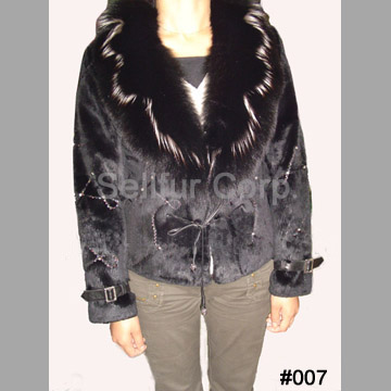  Fox Rabbit Fur Jacket