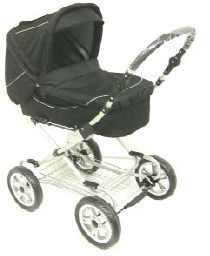  Baby Pram With Carry Cot (Baby poussette avec nacelle)