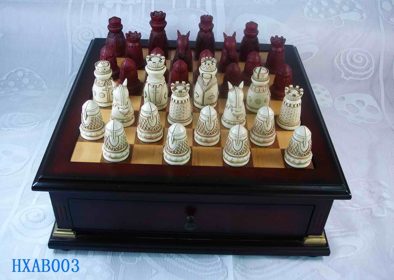  Polyresin Chess (Polyresin Schach)