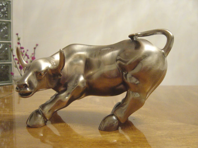  Wall Street Bull Statue / Sculpture (Уолл-стрит статуя быка / Скульптура)