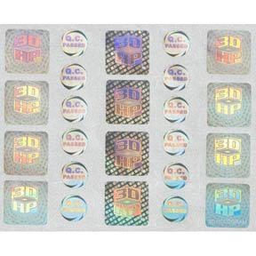  Hologram Stickers (Hologram Flyers)