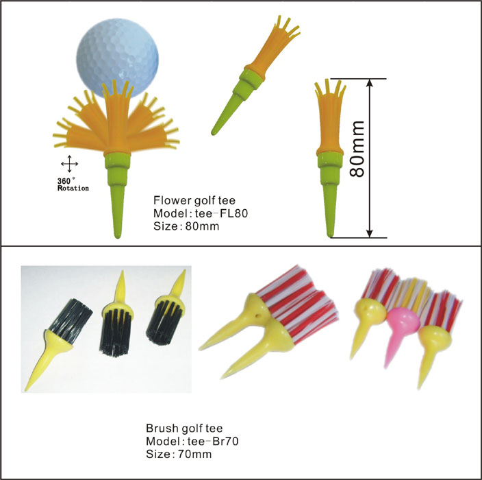 Brush Golf Tee (Brush Golf Tee)