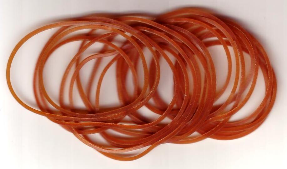  100% Honey Reddish Color Rubber Bands ( 100% Honey Reddish Color Rubber Bands)