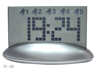  Translucent Calendar LCD Alarm Clock (Светопрозрачные календарь ЖК-будильник)