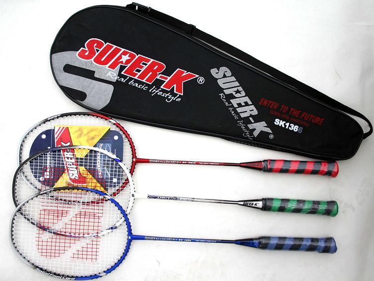  Badminton Racket Set With PVC Full Cover With Handle