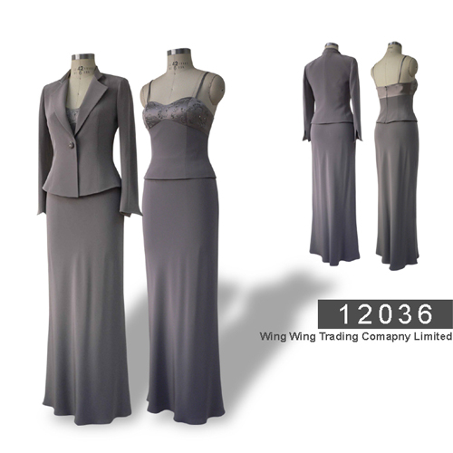  Triacetate Set Of Jacket, Top & Skirt