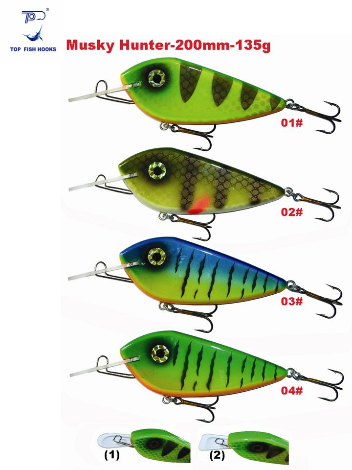  Hard Plastic Lure-Musky Hunter (Hartplastik Lure-Musky Hunter)