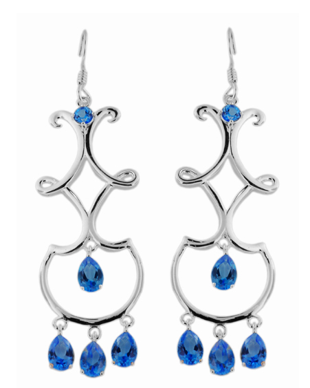  925 Sterling Silver Chandelier Earring (925 Sterling Silver Chandelier Earring)