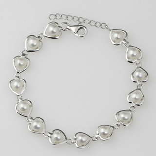  925 Silver Pearl Bracelet ( 925 Silver Pearl Bracelet)