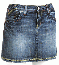  Ladies Denim Skirt (Дамы Джинсовая юбка)