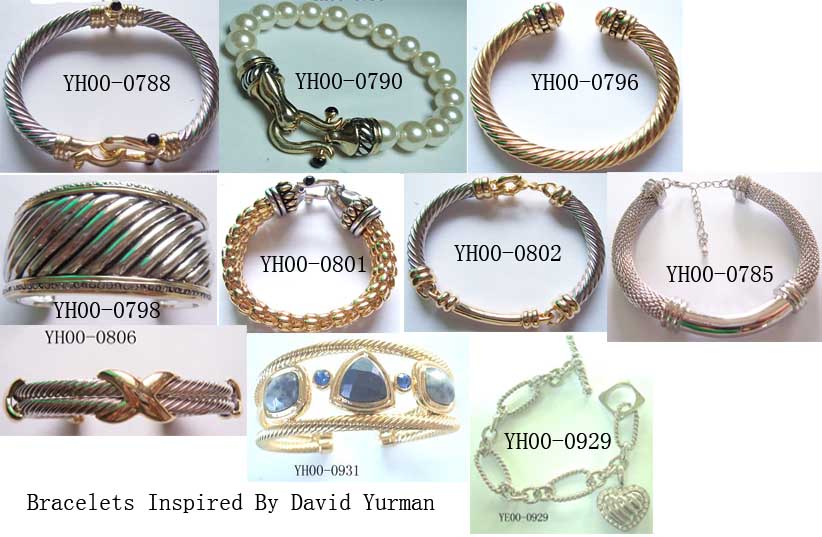  Designer David Yurman Inspired Bracelets (Конструктор David Yurman Вдохновленные Браслеты)