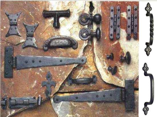  Hand Forged Iron Display Board No. 1 (Main de fer forgé d`affichage Conseil n   1)