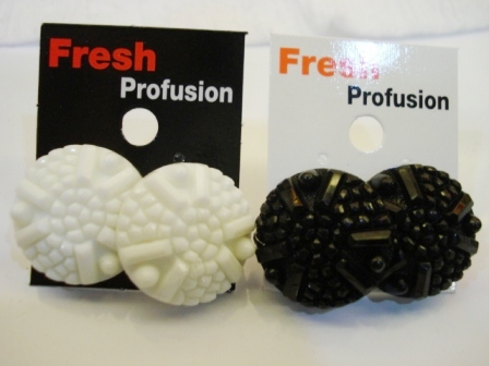  Black / White Retro Studs ( Black / White Retro Studs)