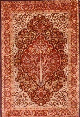  Hand Knotted Kirman Agra-Fine Single Weft (Nouées à la main Kirman Agra-amende unique Weft)