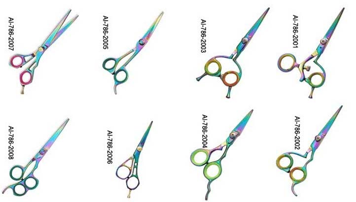  Professional Multi Color Scissors (Professional Multi Color Ciseaux)