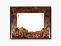  Teak Wood Frame (À ossature de bois de teck)