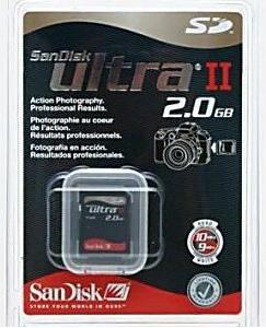  Sandisk SD Card 2 Gb (Sandisk SD Card 2 GB)