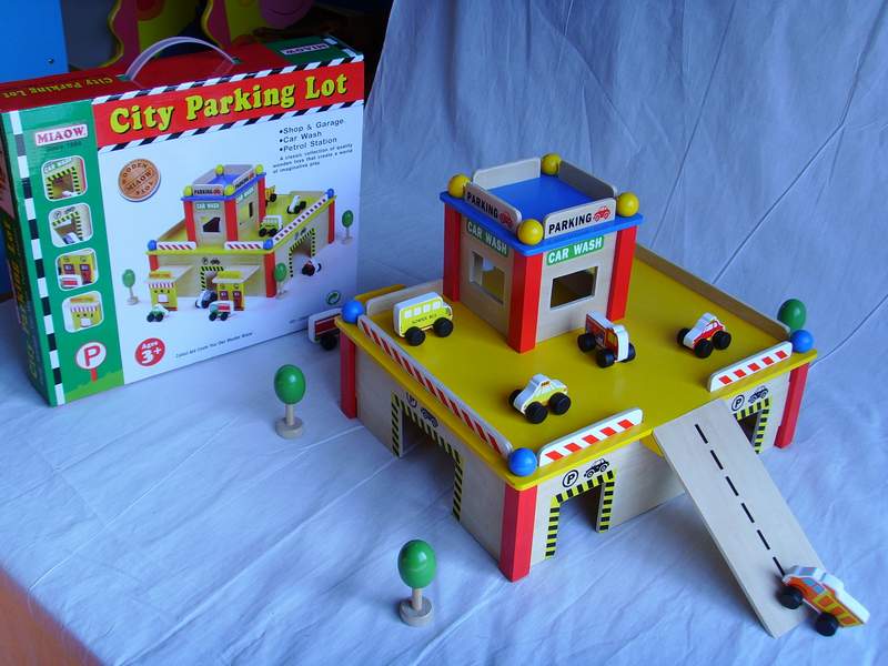  Wood Parking Lot Set ( Wood Parking Lot Set)