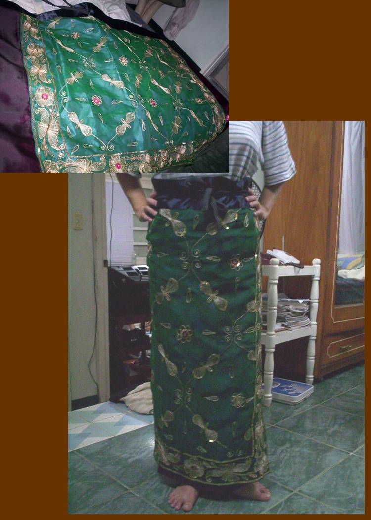  Hand Embroidered Wrap Skirt