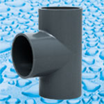 PVC-Fittings für Trinkwasser mit Solvent Gemeinsame DIN PN10 (PVC-Fittings für Trinkwasser mit Solvent Gemeinsame DIN PN10)