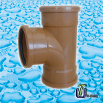  PVC Fittings For Drainage With Rubber Ring Joint Bs Standard (PVC pour drainage avec Rubber Ring mixte norme BS)