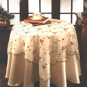  Jacquard, Christmas, Lace, Embroidered, Cotton Table Cloth (Jacquard, Noël, dentelle, broderie, Coton Nappe)